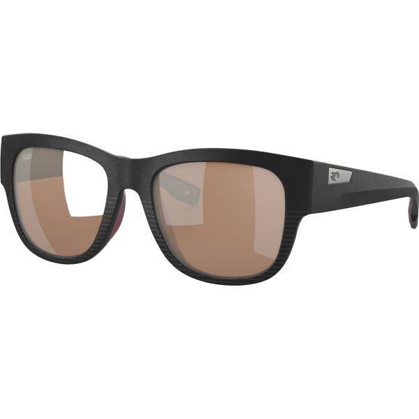 Costa Caleta Sunglasses - Net Black Frame/Copper Silver Mirror 580G