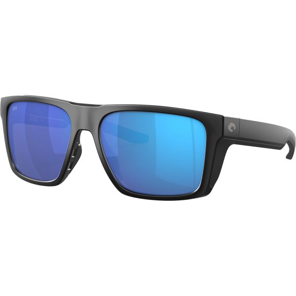 Costa Lido Sunglasses - Matte Black/Blue Mirror 580G