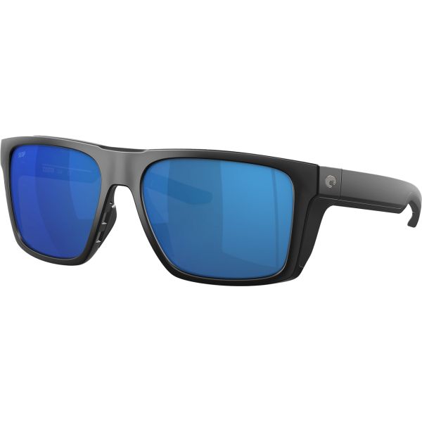 Costa Lido Sunglasses - Matte Black/Blue Mirror 580P