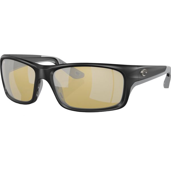 Costa Jose Pro Sunglasses - Black/Sunrise Silver Mirror 580G