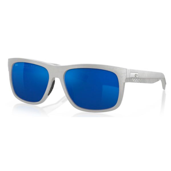 Costa Baffin Sunglasses - Light Grey/Blue Mirror