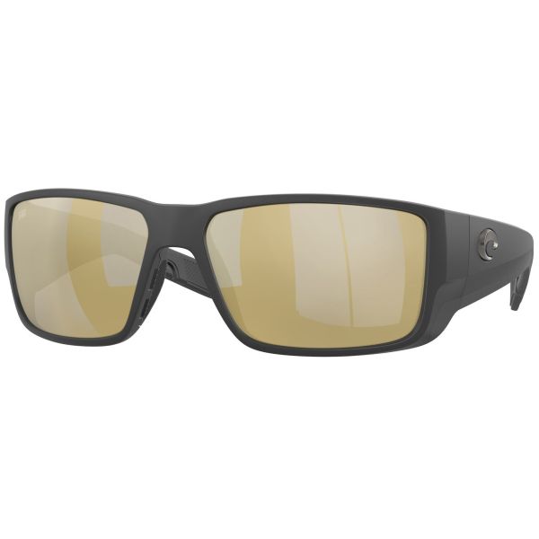 Costa Blackfin Pro Sunglasses - Matte Black/Sunrise Silver Mirror 580G