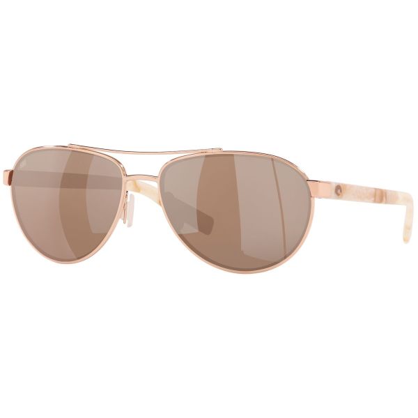 Costa Fernandina Sunglasses - Rose Gold/Copper Silver Mirror - 580G