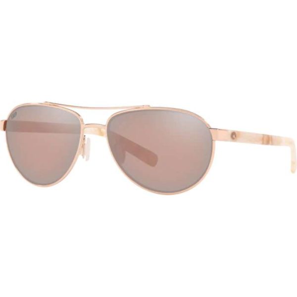 Costa Fernandina Sunglasses - Rose Gold/Copper Silver Mirror - 580G