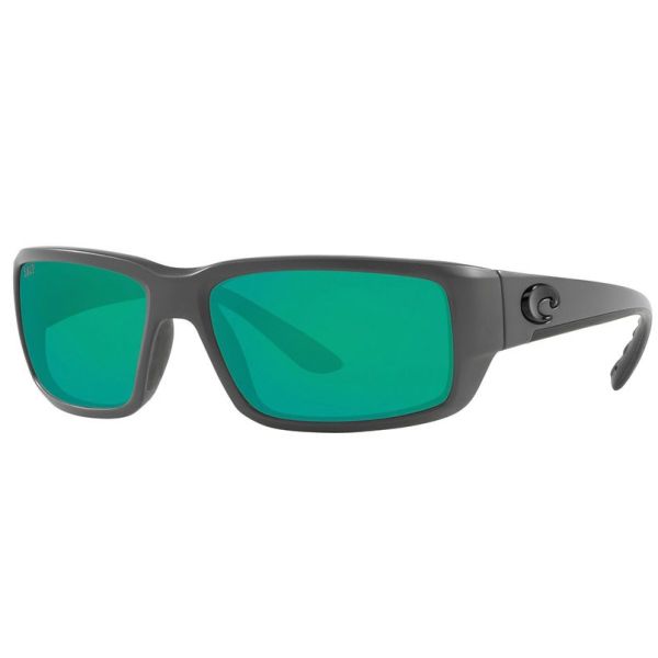 Costa Del Mar Fantail Sunglasses - 580P Lenses - Gray Matte Frame/Green Mirror Lens