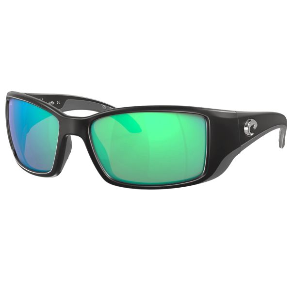 Costa Del Mar Blackfin Sunglasses - 580P Lenses - Matte Black Frame/Green Mirror Lens