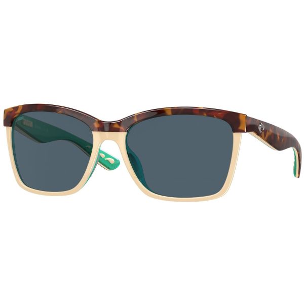 Costa Del Mar Anaa Sunglasses - Shiny Retro Tortoise/Gray