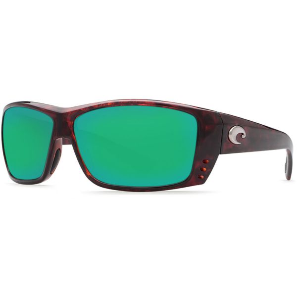 Costa Cat Cay Sunglasses Tortoise/Green Mirror 580G