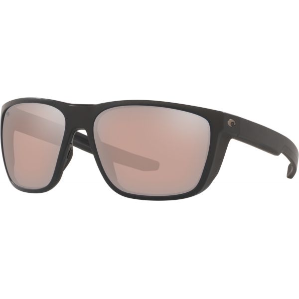 Costa Ferg Sunglasses - Matte Black/Copper Silver Mirror