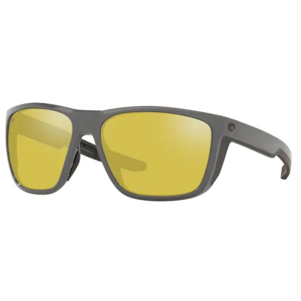 Costa Ferg Sunglasses - Shiny Gray/Sunrise Silver Mirror