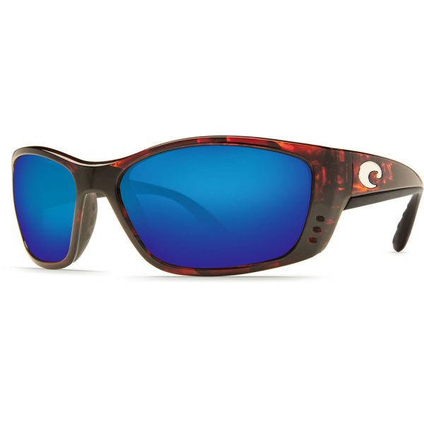 Costa Fisch Sunglasses - Tortoise/Blue Mirror 580P