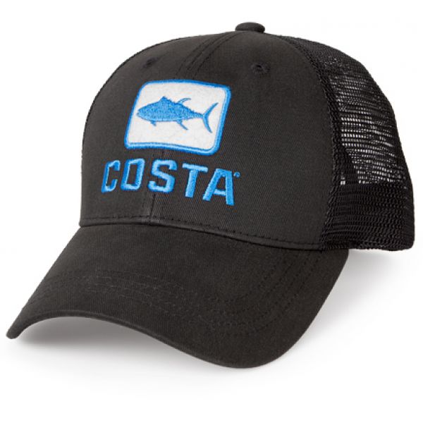 Costa Del Mar Tuna Trucker Hat - Black