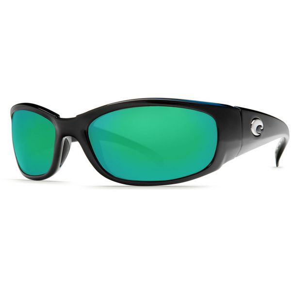 Costa Hammerhead Sunglasses - Shiny Black/Green Mirror 580G