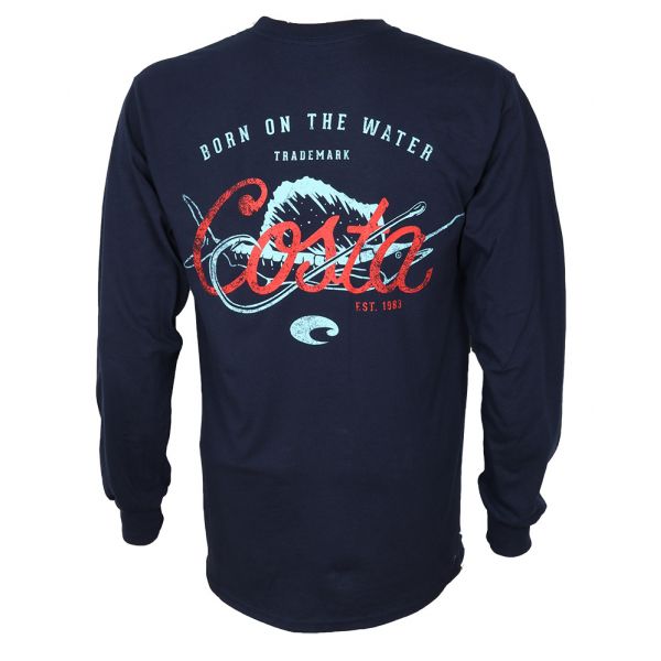 Costa Del Mar Panama Long Sleeve T-Shirt - Navy 2XL