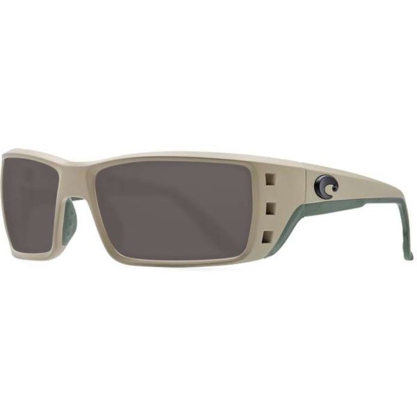 Costa Permit Sunglasses - Matte Sand Frame/Grey Lens