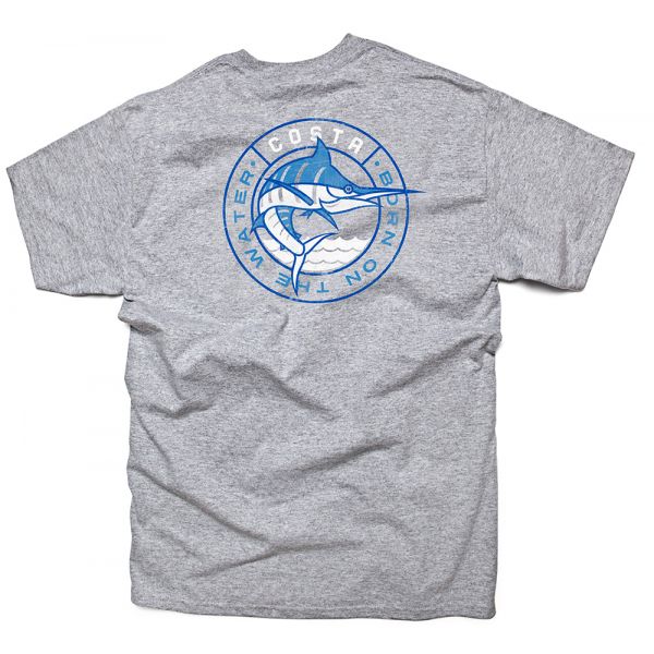 Costa Del Mar Quest Short Sleeve T-Shirt - Gray