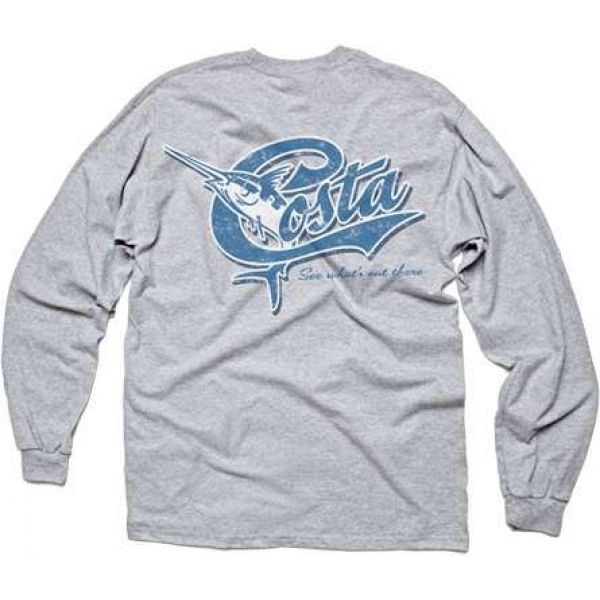 NOS Men's Size Large Penn Fishing Reel Long Sleeve T-shirt Saltwater Fish Design 