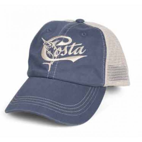 Costa Del Mar Retro Trucker Hat - Slate/Blue