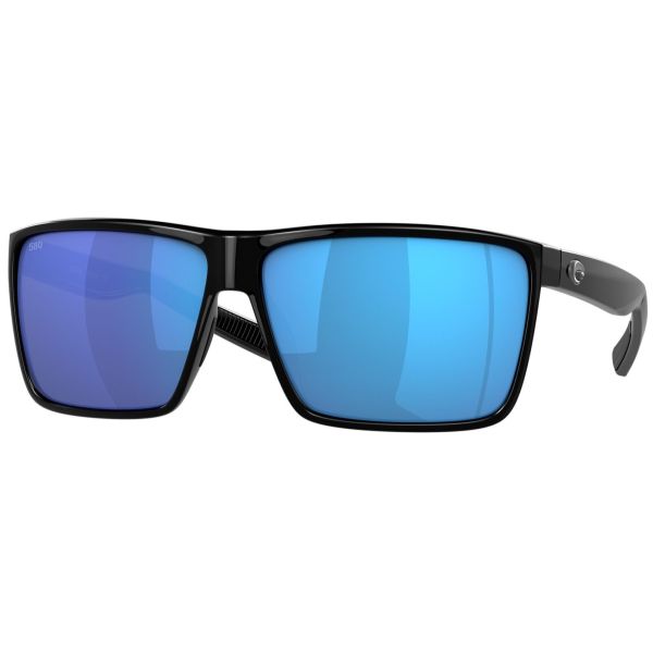 Costa Rincon Sunglasses  - Shiny Black/Blue Mirror 580G