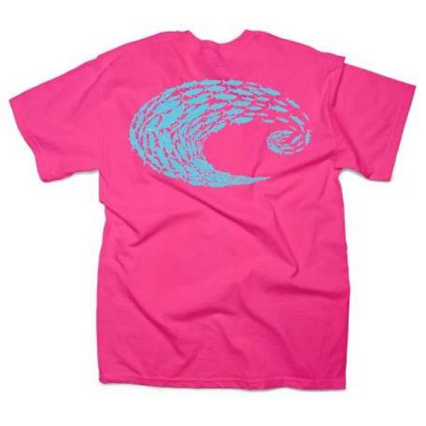 Costa Del Mar Schoolin T-Shirt - Hot Pink - X-Large