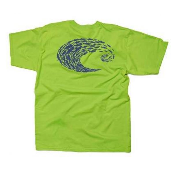 Costa Del Mar Schoolin T-Shirt - Lime - X-Large