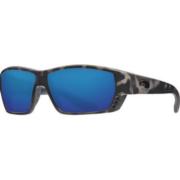 Costa Tuna Alley Ocearch Sunglasses - Matte Tiger Shark/Blue Mirror