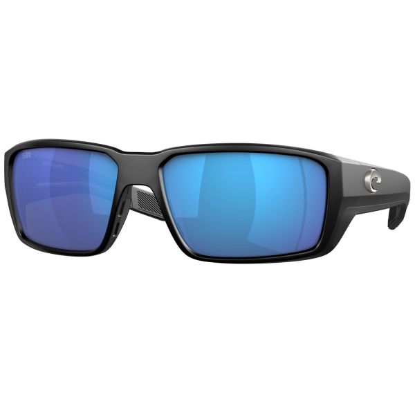 Costa Fantail Pro Sunglasses - Matte Black/Blue Mirror 580G