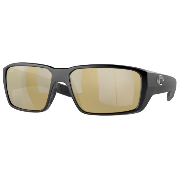 Costa Fantail Pro Sunglasses - Matte Black/Sunrise Silver 580G