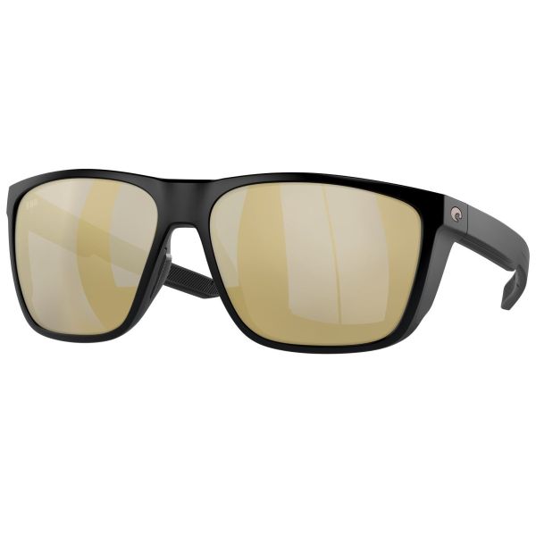 Costa Ferg XL Sunglasses - Matte Black/Sunrise Silver Mirror 580G