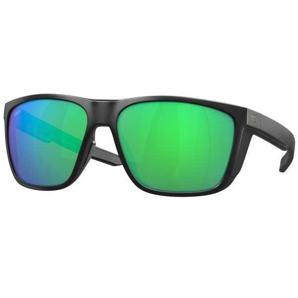 Costa Ferg XL Sunglasses - Matte Black/Green Mirror 580P