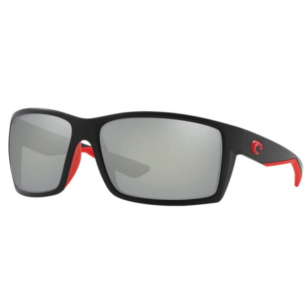 Costa Reefton Sunglasses - Race Black Frame/Gray Silver Mirror Lens