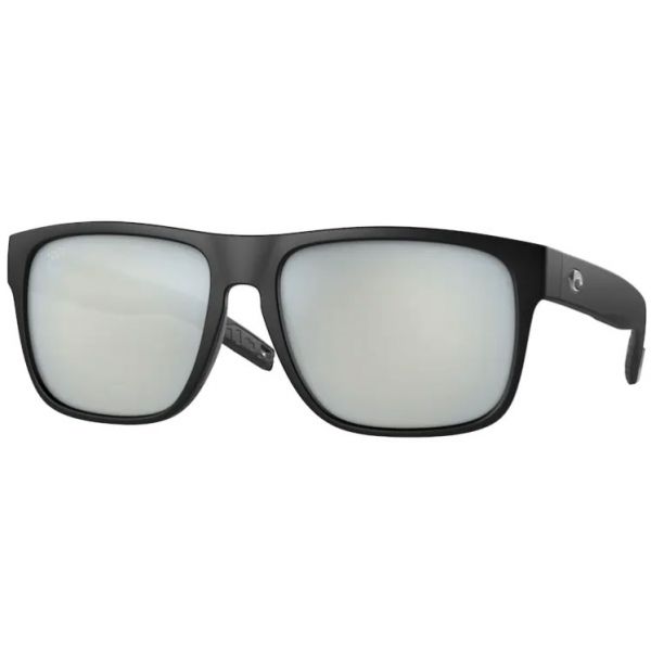 Costa Spearo XL Sunglasses- Matte Black/Gray Silver Mirror 580G