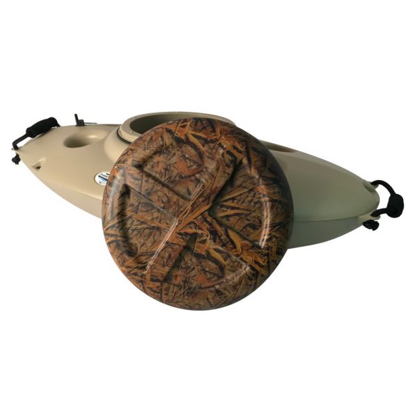 CreekKooler Custom Cooler Lid - Duck Pond Marsh Camo