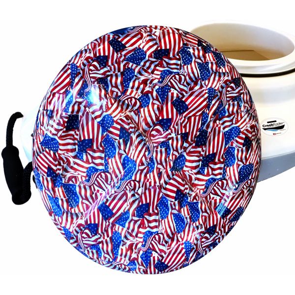 CreekKooler Custom Cooler Lid - Old Glory