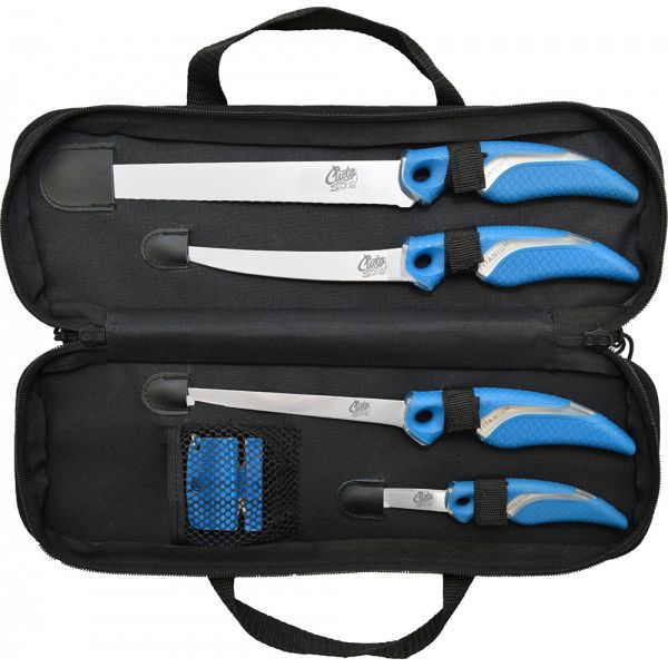 Cuda 6 piece Knife and Sharpener Set