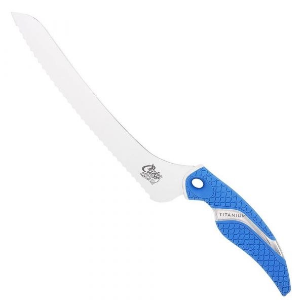 Cuda 18844 Titanium Bonded Offset Serrated Knife