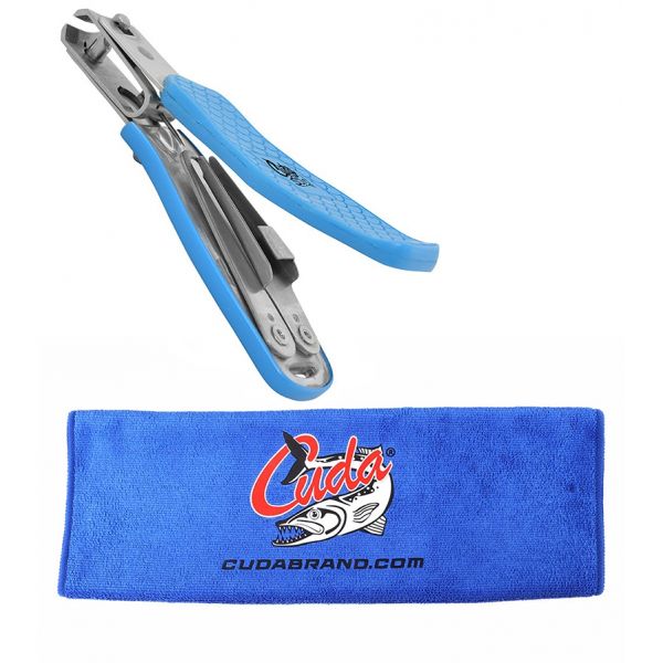 Cuda Titanium Bonded Line Clipper/Towel Kit