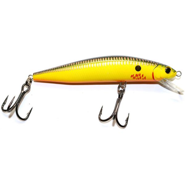 Daddy Mac DM Minnow Lure - 3rd Alarm Charters Bleeding Olive