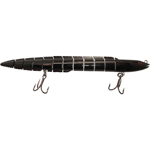 Daddy Mac Viper Eel 12'' Lures Raven