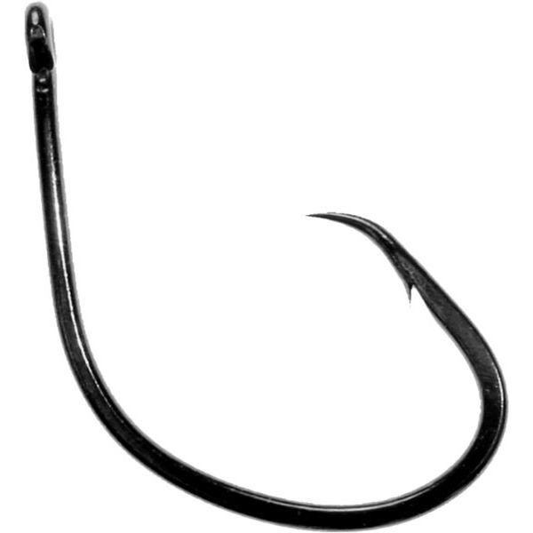 Daiichi D82Z Wide Kirbed Circle Hooks - Black Nickel - 1/0 - 7pk