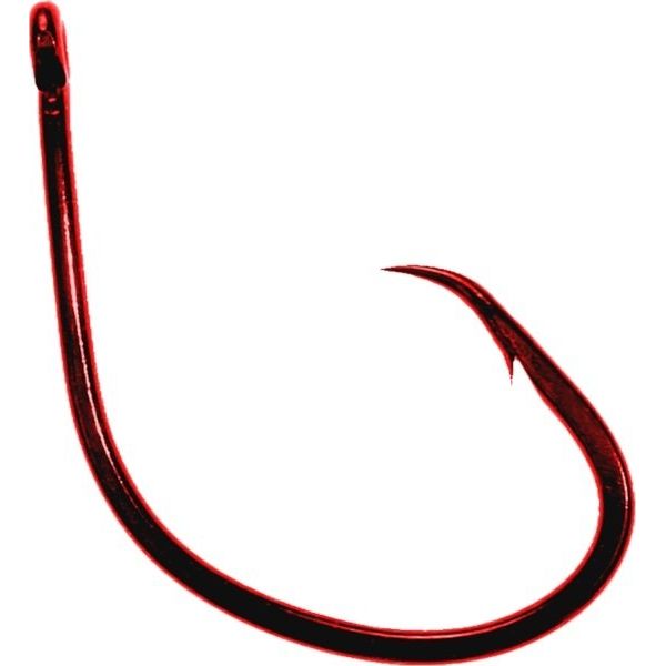 Daiichi D85Z Wide Kirbed Circle Hooks - Bleeding Bait Red - 1/0 - 7pk