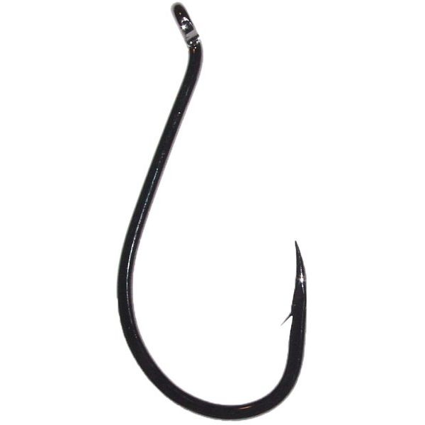 Daiichi D18Z Octopus Wide Hooks - Black Nickel - 1/0 - 8pk