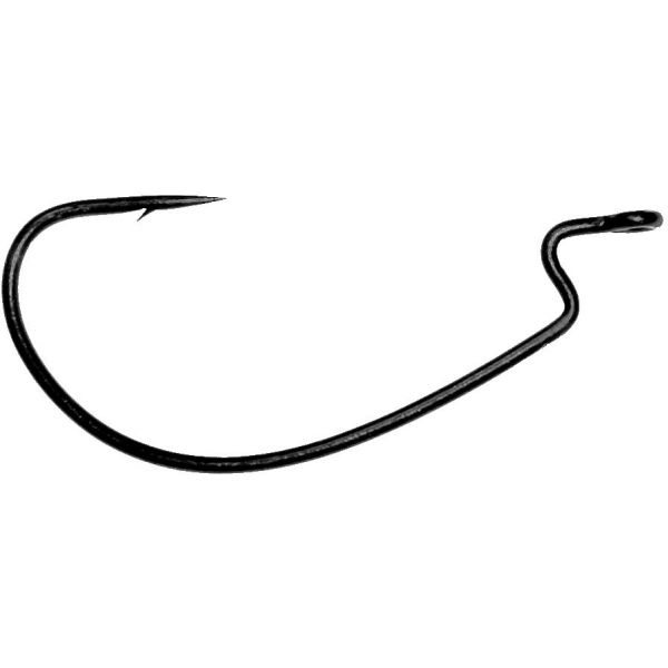 Daiichi D39Z Fatgap Worm/Tube Hooks - Black Nickel - 1/0 - 7pk