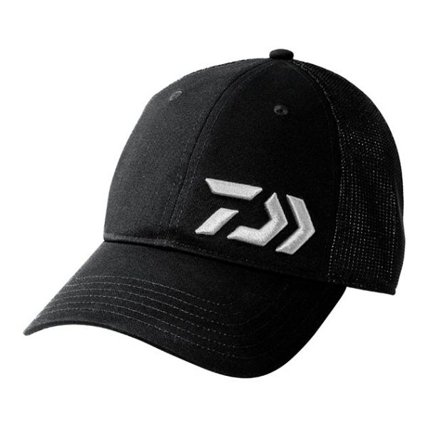 Daiwa D-Vec Raised Trucker Cap - Black