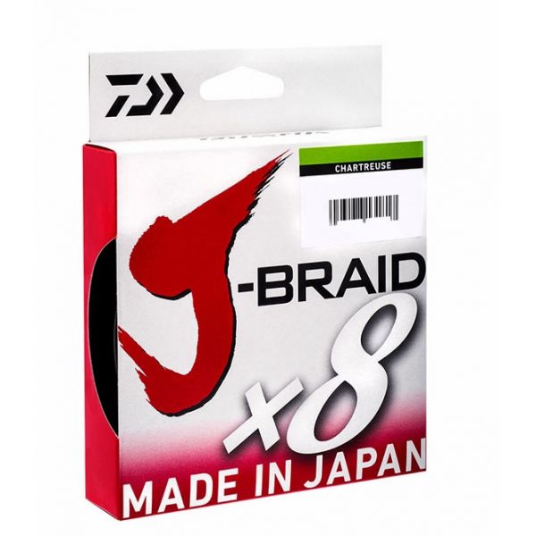 Daiwa J-Braid Chartreuse Line Bulk - 2500m - 150#