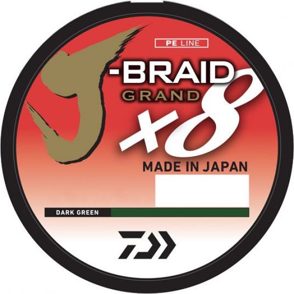 Daiwa J-Braid Grand Bulk Spools - Dark Green