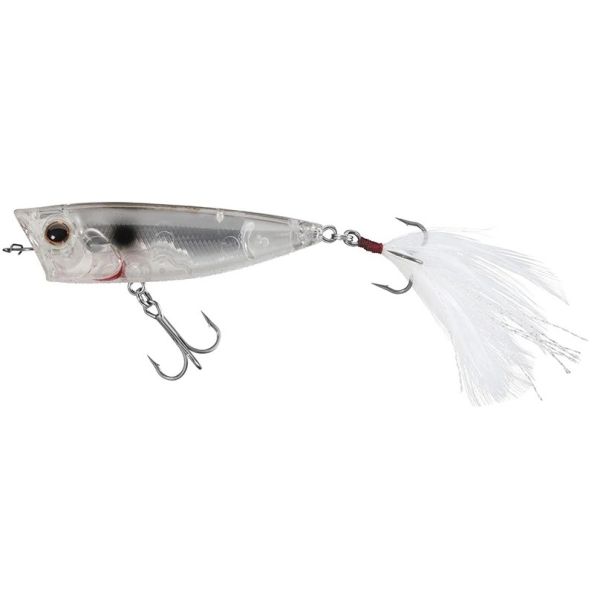 Evergreen OB Popper Custom Topwater Bait - Flash Clear Shad