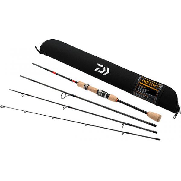 Daiwa PSO564ULFS-TR Presso Ultralight 4pc Pack Spinning Rod