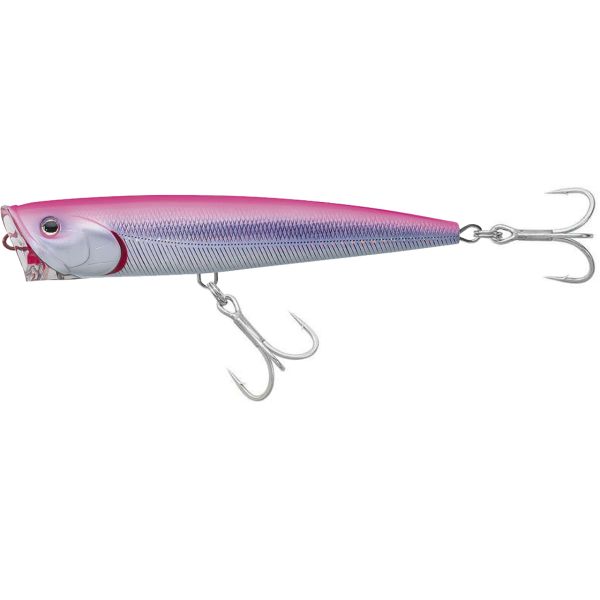 Daiwa Saltiga Dorado Popping Lure - 140mm Floating - Laser Pink Purple