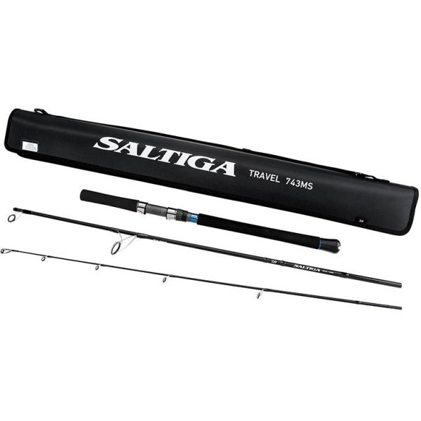 Daiwa SATR743MHS Saltiga Saltwater Travel Spinning Rod